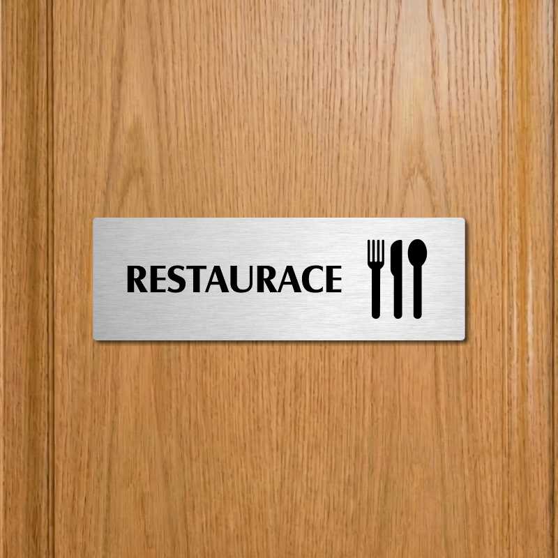Restaurace, 240x79mm, zlatá popiska
